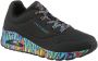 Skechers Sport Casual UNO RAVAGED LOVE Sneakers Vrouw 177918 BKMT - Thumbnail 2