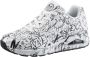 Skechers Sneakers UNO-PROCESS SKETCH met coole schetsprint vrijetijdsschoen lage schoen veterschoen - Thumbnail 4