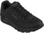 Skechers Uno Stand On Air Heren Sneakers Zwart - Thumbnail 3