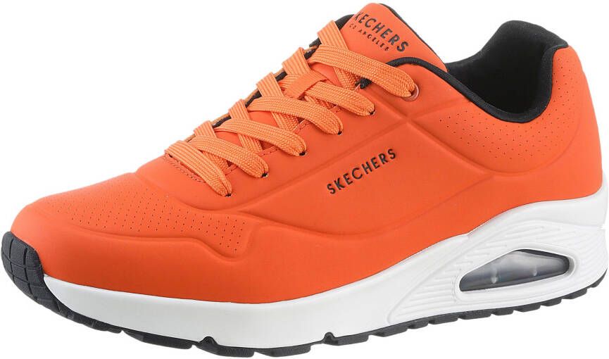 Skechers Sneakers Uno Stand on Air Vrijetijdsschoen lage schoen veterschoen met air-cooled memory foam