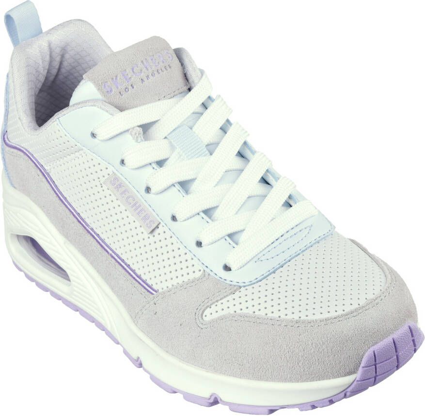 Skechers Sneakers UNO-TWO MUCH FUN met air-cooled memory foam vrijetijdsschoen lage schoen veterschoen - Foto 2