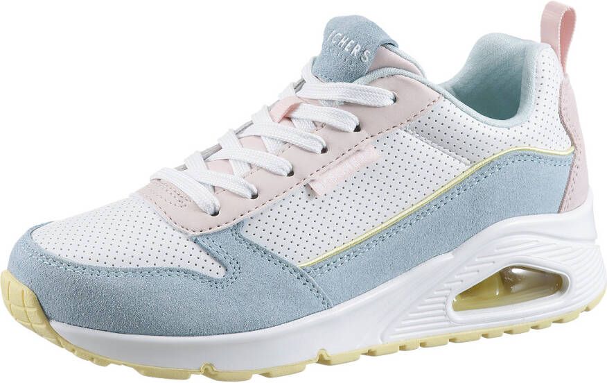 Skechers Uno 2 Much Fun sneakers blauw Suede Dames - Foto 3