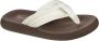 Skechers Asana Hidden Valley Dames Slippers Naturel - Thumbnail 2