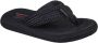 Skechers Asana Hidden Valley Dames Slippers Zwart - Thumbnail 2