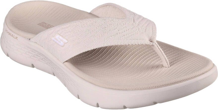 Skechers Teenslippers GO WALK FLEX SANDAL-SPLENDOR-X zomerschoen slippers poolslides met goga mat voetbed