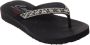 Skechers Meditation Butterfly Garden Dames Slippers Zwart - Thumbnail 2