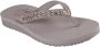 Skechers Meditation Butterfly Garden VEGAN Slipper Vrouwen Taupe - Thumbnail 2