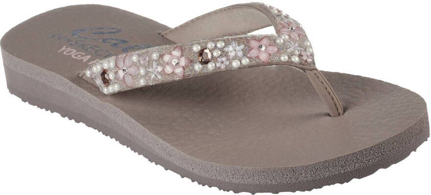 Skechers Teenslippers MEDITATION-DANCING DAISY met gegarneerde riempjes - Foto 12