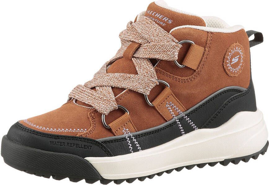 Skechers Veterschoenen Yana High top sneaker veterschoen met opvallende vetersluiting