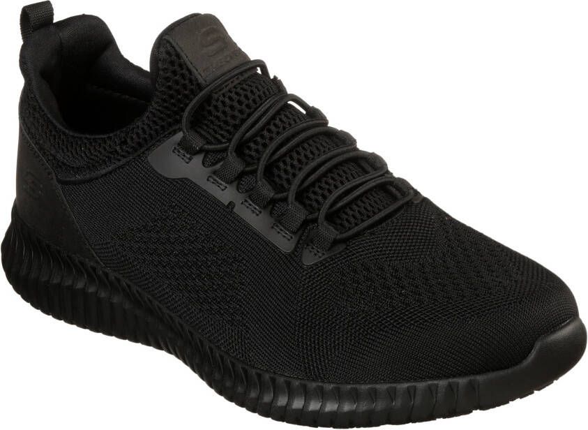 Skechers Werkschoenen CESSNOCK Veterschoen voor de horeca onderhoud met stretch bungee snelveters