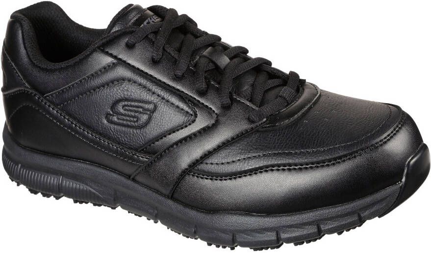 Skechers Werkschoenen Nampa Veterschoen voor de horeca met antislipzool
