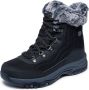 Skechers Dames Trego Stormie Winterlaarzen Boots 167893 BBK Zwart - Thumbnail 2