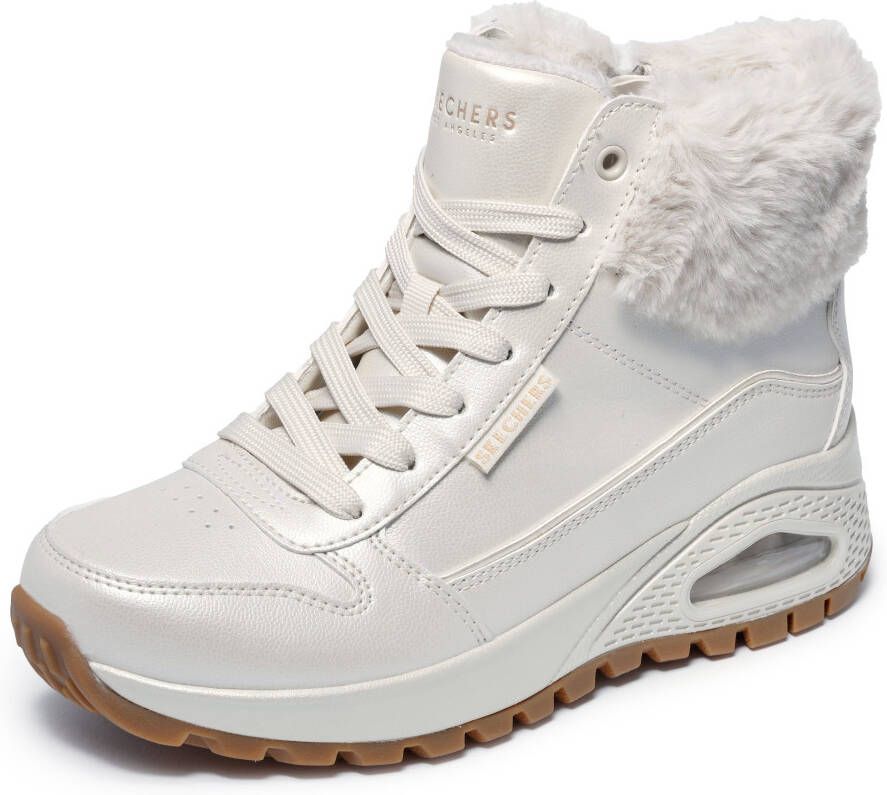 Skechers Winterlaarzen UNO RUGGED GALACTIC HEIGHTS Veterboots sneaker met sleehak