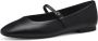 Tamaris Zwarte Casual Platte Sandalen voor Vrouwen Black Dames - Thumbnail 4