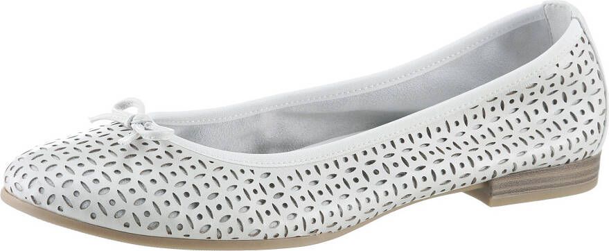 Tamaris Ballerina's business schoen lage schoen instapschoen met mooie strik