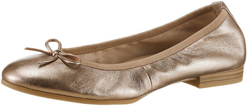Tamaris Ballerina's Feestelijke schoen trouwschoen flats met mooie metallic glans - Foto 13