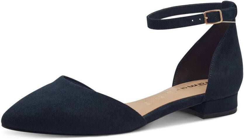 Tamaris Ballerina's met riempje blokhak sandaal avondschoen met verstelbaar bandje