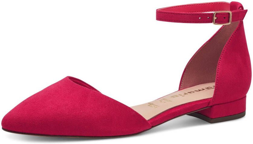 Tamaris Ballerina's met riempje blokhak sandaal avondschoen met verstelbaar bandje