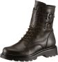 Tamaris Bikerboots blokhak veterschoenen veterschoen met binnenrits - Thumbnail 2