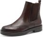 Tamaris Chelsea-boots hakken enkellaars zakelijke schoen met elegante lyra-perforatie - Thumbnail 2