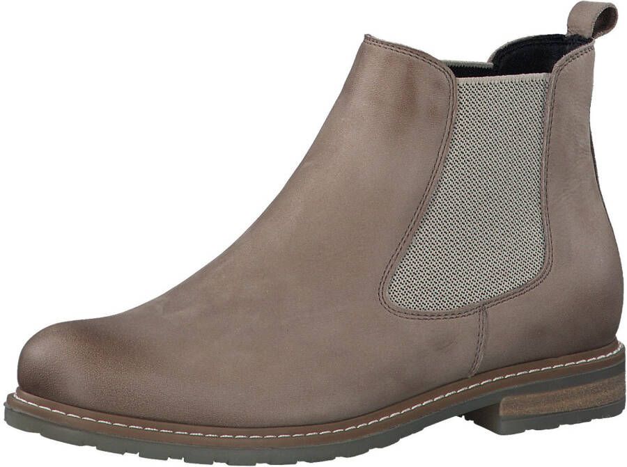 Tamaris Chelsea-boots hakken enkellaars zakelijke schoen instaplaarzen aantrek-lus