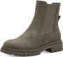 Tamaris Chelsea-boots blokhak combat boots enkellaars met stretch-inzet - Thumbnail 1