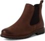 Tamaris Chelsea-boots hakken enkellaars zakelijke schoen instaplaarzen aantrek-lus - Thumbnail 4