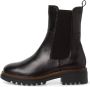 Tamaris Stijlvolle zwarte leren Chelsea boots - Thumbnail 2