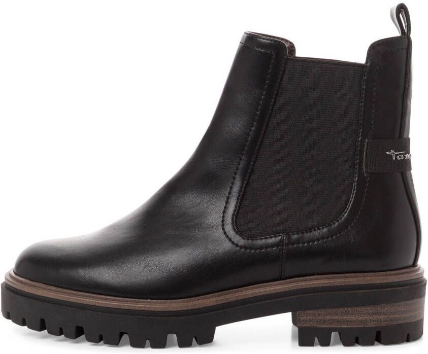 Tamaris Chelsea-boots met aan beide kanten stretchinzet