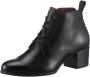 Tamaris Enkellaarsjes blokhak veterschoen business schoen met logo-embossing - Thumbnail 3