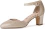 Tamaris Gouden Glitter Feest Sandalen Yellow Dames - Thumbnail 5