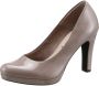 Tamaris Taupe Lakpump met 9 5 cm Hak Beige Dames - Thumbnail 2