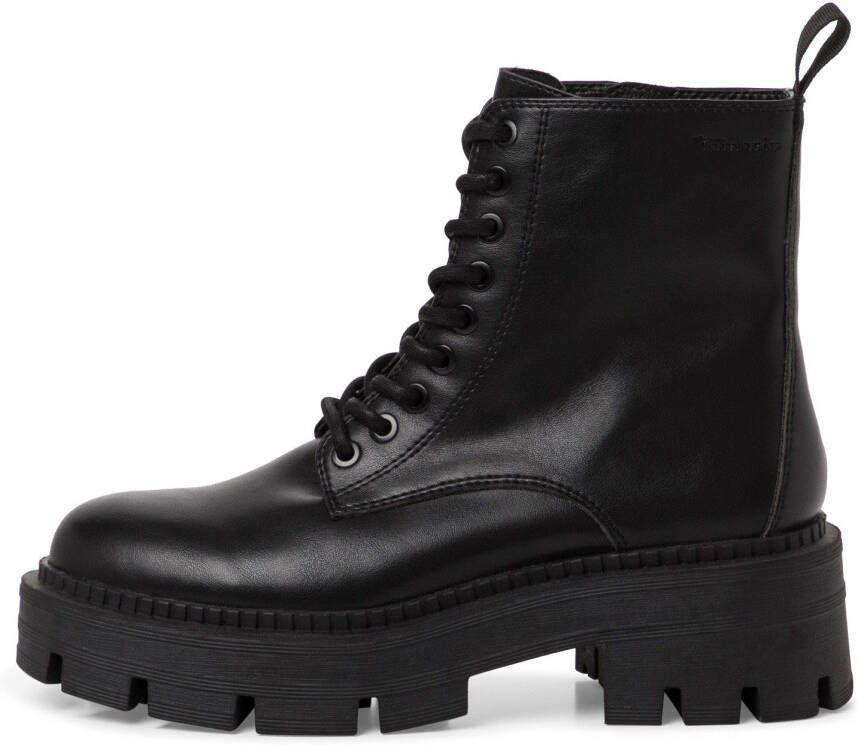 Tamaris Hoge veterschoenen in grove look