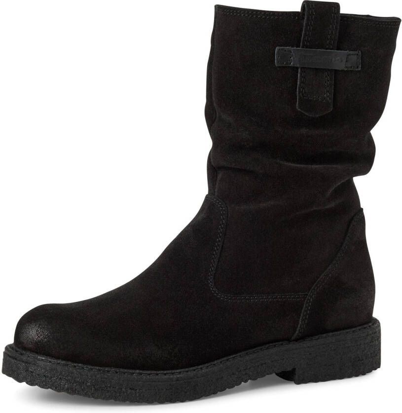 Tamaris Laarsjes blokhak korte laarzen met praktische binnenritssluiting - Foto 2