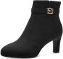 Tamaris Blauwe Stijlvolle Dames Enkellaars met 7cm Hak Blauw Dames - Thumbnail 2