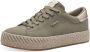 Tamaris Plateausneakers vrijetijdsschoen lage schoen veterschoen met textielkoord aan het plateau - Thumbnail 2