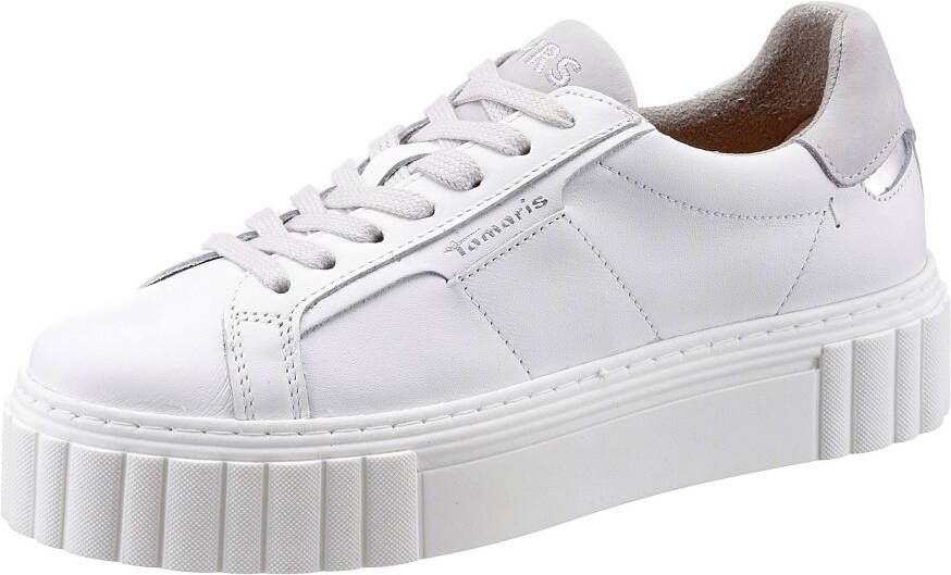Tamaris Plateausneakers met comfortabele leren binnenzool