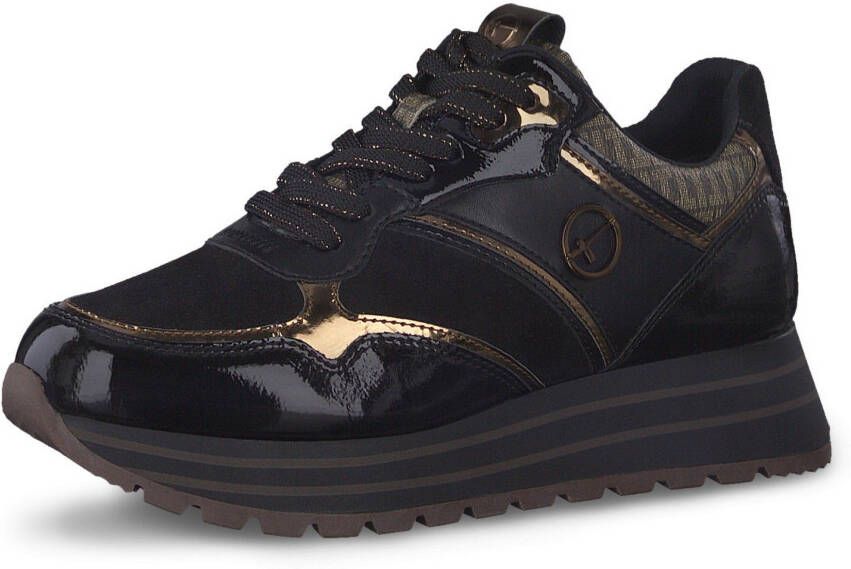 Tamaris Plateausneakers met mooie metallicdetails - Foto 10