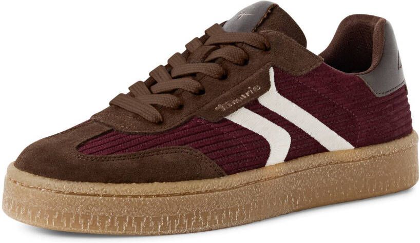 Tamaris Plateausneakers vrijetijdsschoen halfschoen veterschoen met gepolsterde schacht