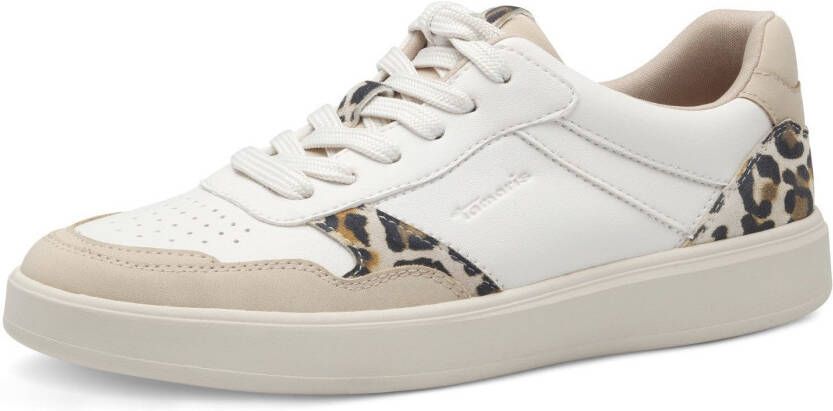 Tamaris Plateausneakers vrijetijdsschoen lage schoen veterschoen met contrastafwerkingen