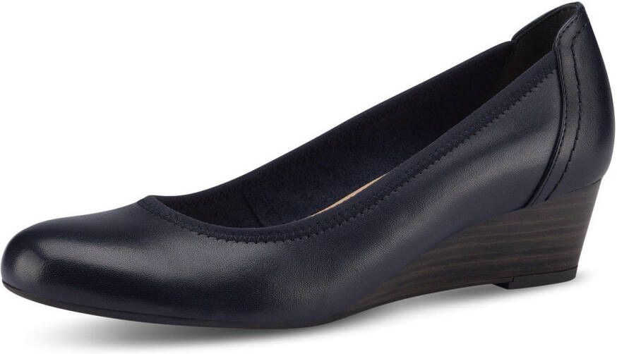 Tamaris Pumps Borage sleehak lage schoen instapschoen met comfortabele elastische afwerking - Foto 1