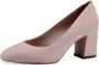 Tamaris Elegante Roze Suede Jurk Pumps Pink Dames - Thumbnail 6