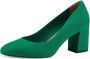 Tamaris Groene suède vegan pumps Green Dames - Thumbnail 2