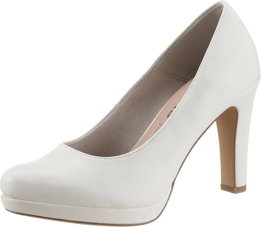 Tamaris Witte Elegante Gesloten Pumps White Dames - Foto 2