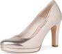 Tamaris Gouden synthetische pumps voor dames Beige Dames - Thumbnail 6