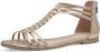 Tamaris dames sandalen champagne goud - Thumbnail 4