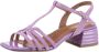 Tamaris Elegante paarse sandalette met trendy hak Purple Dames - Thumbnail 3