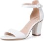 Tamaris Zwarte Leren Hoge Hak Sandalen Black Dames - Thumbnail 79