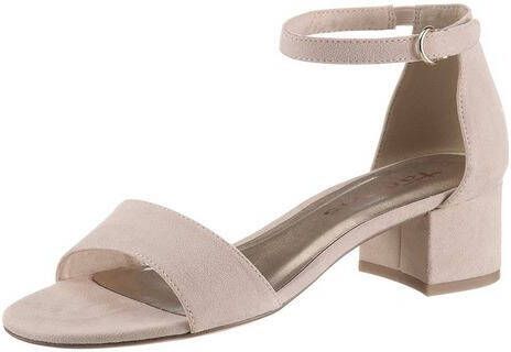 Tamaris Naakt elegante open hoge hiel sandalen Beige Dames - Foto 4