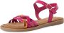 Tamaris Sandalen sandalette zomerschoen met riempjes in vlechtlook - Thumbnail 2